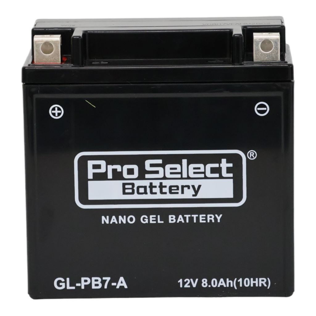 GL-PB7-A Nano Gel Battery (YB7-A/12N7-4A Compatible), Pre-filled and Charged, Gel Type 7-A, 1 unit