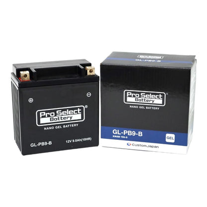 GL-PB9-B ナノ・ジェルバッテリー(YB9-B互換) 液入充電済 ジェルタイプ 9-B 1個