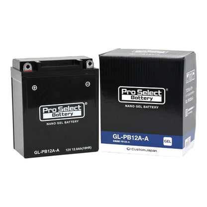 GL-PB12A-A ナノ・ジェルバッテリー(YB12A-A互換) 液入充電済 ジェルタイプ 12A-A 1個