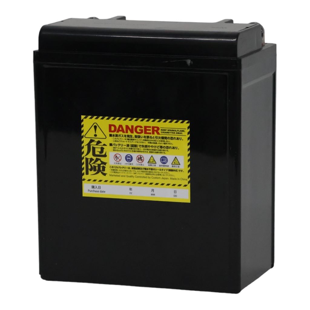GL-PB12A-A ナノ・ジェルバッテリー(YB12A-A互換) 液入充電済 ジェルタイプ 12A-A 1個