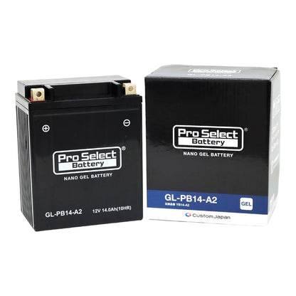GL-PB14-A2 ナノ・ジェルバッテリー(YB14-A2互換) 液入充電済 ジェルタイプ 14-A2 1個