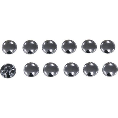 Dress Up Bolt Caps Cap Screw Chrome Plated 12 pcs.