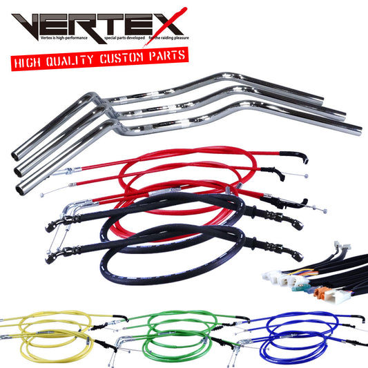 エストレヤ ドラム 92-06年 BJ250A クルージング ハンドル セット カラー ワイヤー