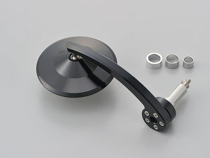 ハイサイダー バーエンドミラー モンタナ EVO ブラック 新保安基準適合サイズ 片側1本入り