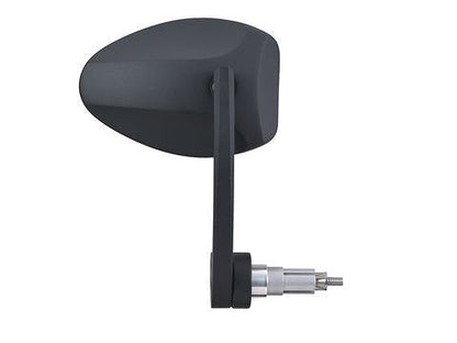 ハイサイダー バーエンドミラー フェッララ ブラストブラック 新保安基準適合サイズ 片側1本入り