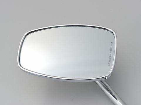 ハイビジミラー パラレル ロー クロームメッキ M10 正ネジ 新保安基準適合サイズ