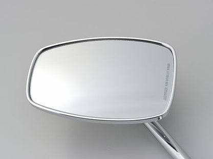 ハイビジミラー パラレル ロー クロームメッキ M10 正ネジ 新保安基準適合サイズ