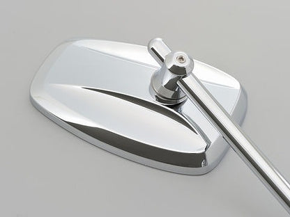 ハイビジミラー パラレル ロー クロームメッキ M10 正ネジ 新保安基準適合サイズ