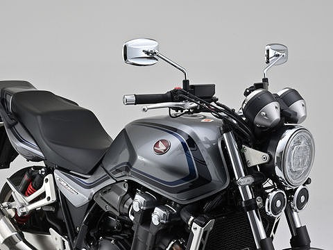 ハイビジミラー パラレル ロー クロームメッキ M10 正ネジ 新保安基準適合サイズ