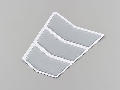 タンクパッド ポッティングタイプ シルバーカーボン調 Lサイズ 3ピース