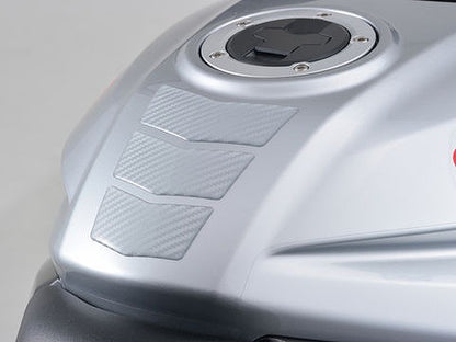 タンクパッド ポッティングタイプ シルバーカーボン調 Lサイズ 3ピース