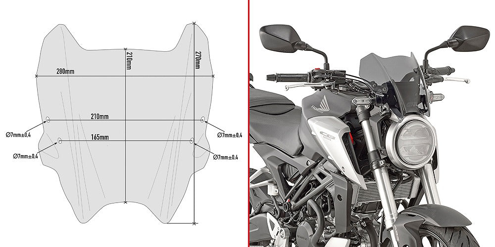 ジビ A1164 CB125R CB300R