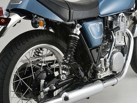 アジャスタブルリアショック クリア/ブラック SR400 SR500 SR400FI