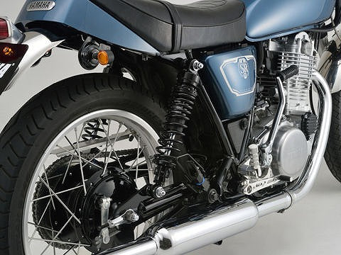 アジャスタブルリアショック ブラック SR400 SR500 SR400FI