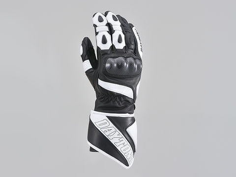 ヘンリービギンズ HBG-040 スポーツロンググローブ ブラック/ホワイト Mサイズ タッチパネル対応