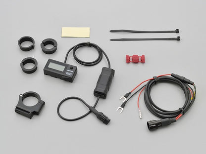 デジタル電圧計＆USB電源 タイプA(e+CHARGER) 汎用