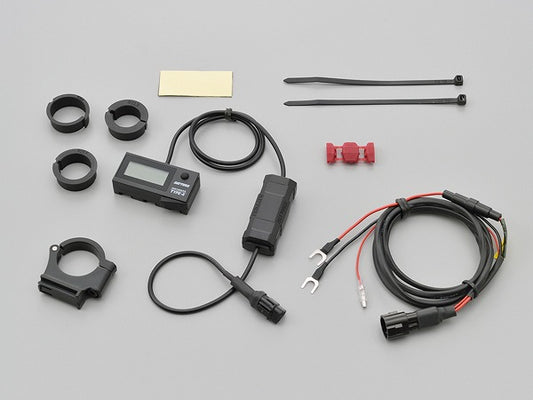 デジタル電圧計＆USB電源 タイプA(e+CHARGER) 汎用