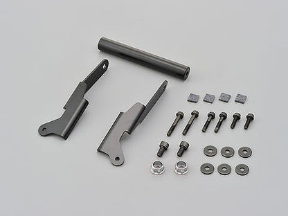 スクリーンマウントバーホルダー スチール製艶消し黒塗装仕上げ 155mm/φ22.2 XMAX