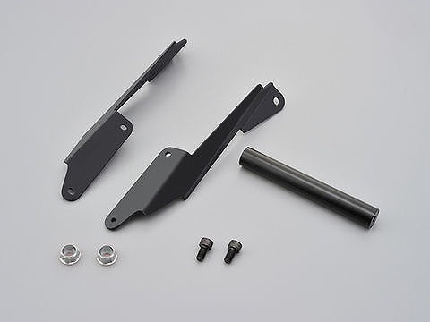 スクリーンマウントバーホルダー スチール製艶消し黒塗装仕上げ 155mm/φ22.2 NC750X