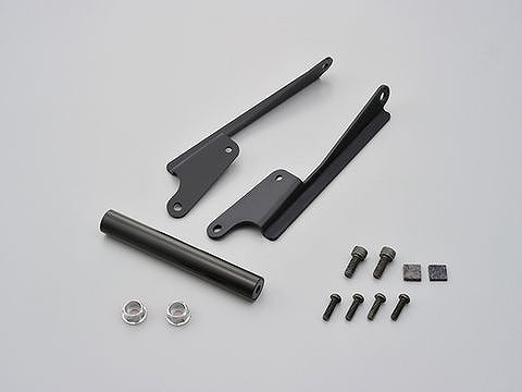 スクリーンマウントバーホルダー スチール製艶消し黒塗装仕上げ 155mm/φ22.2 MT-09 TRACER