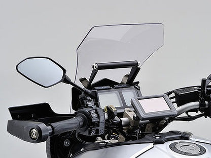 スクリーンマウントバーホルダー スチール製艶消し黒塗装仕上げ 155mm/φ22.2 MT-09 TRACER