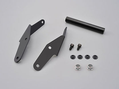 スクリーンマウントバーホルダー スチール製艶消し黒塗装仕上げ 155mm/φ22.2 VERSYS-X250