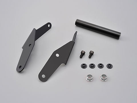 スクリーンマウントバーホルダー スチール製艶消し黒塗装仕上げ 155mm/φ22.2 VERSYS-X250