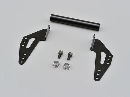 スクリーンマウントバーホルダー スチール製艶消し黒塗装仕上げ 155mm/φ22.2 V-Strom1000
