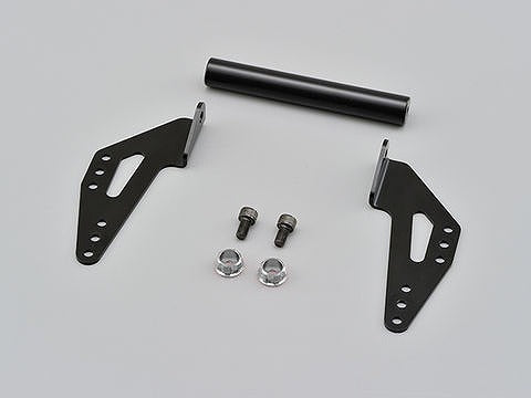 スクリーンマウントバーホルダー スチール製艶消し黒塗装仕上げ 155mm/φ22.2 V-Strom1000