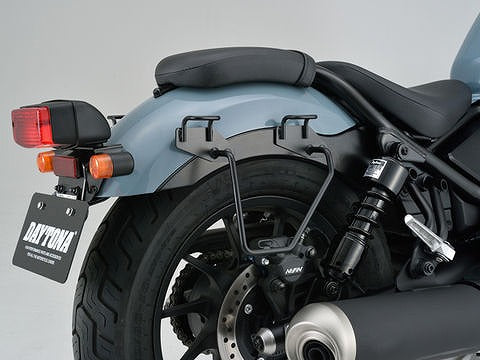 サドルバッグサポート マットブラック 右側専用 REBEL250 REBEL250ABS REBEL500
