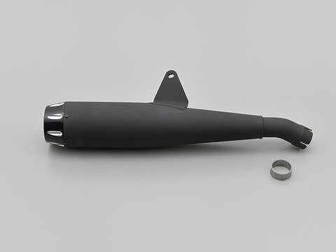 Megaphone Type Exhaust Black End for Rebel 250