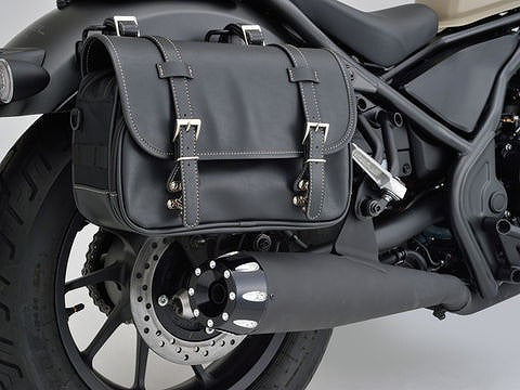 Megaphone Type Exhaust Black End for Rebel 250
