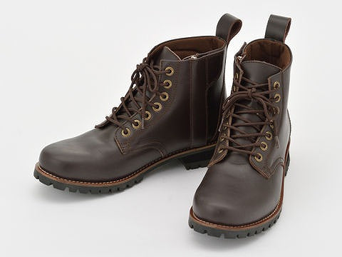 ヘンリービギンズ HBS-003 ダークブラウン 25.5cm ショートブーツ