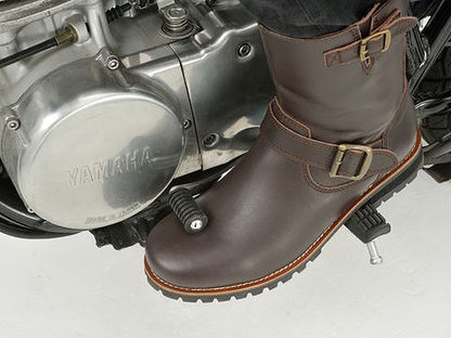 ヘンリービギンズ HBS-004 ダークブラウン 25.0cm エンジニアブーツ