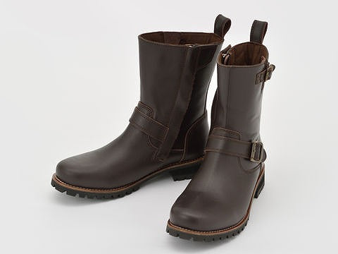 ヘンリービギンズ HBS-004 ダークブラウン 25.5cm エンジニアブーツ