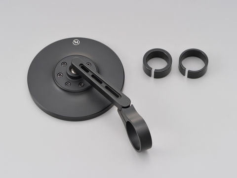 ハイサイダー バーエンドミラー コネロ ショート マットブラック 左右共通 片側1本入