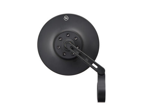 ハイサイダー バーエンドミラー コネロ ショート マットブラック 左右共通 片側1本入