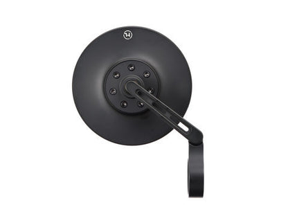 ハイサイダー バーエンドミラー コネロ ショート マットブラック 左右共通 片側1本入