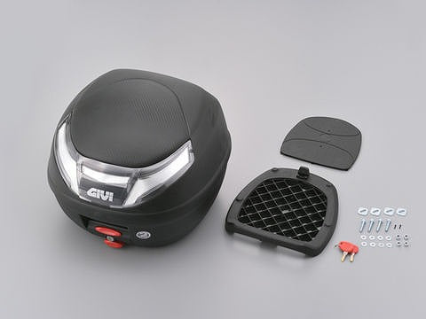 ジビ E260NX MICRO2 未塗装ブラック 398×393×308mm スモークレンズ ベース込み2.7kg 26L