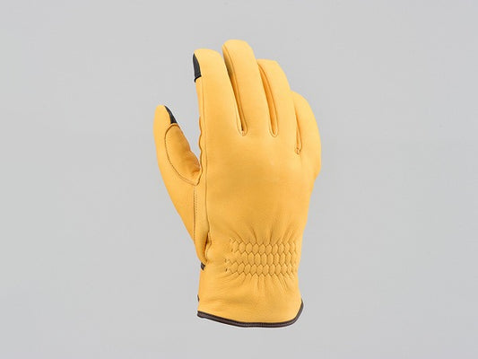 ヘンリービギンズ HBG-057 国産内縫いウィンターグローブ キャメル Mサイズ