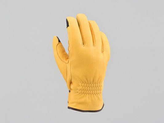 ヘンリービギンズ HBG-057 国産内縫いウインターグローブ キャメル Lサイズ