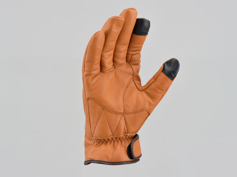 HBG-057 Domestic Winter Gloves with Inward Seams, Chestnut, L Size