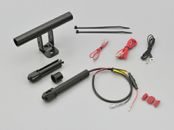 マルチバーUSB電源 タイプC ブラック 155mm ステムクランプ スタンダード