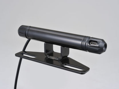 Multi-Bar USB Power Supply Type C Black 100mm Handlebar Post Clamp Short Low