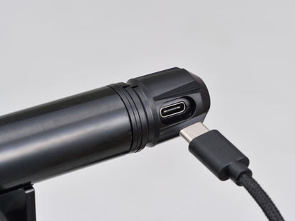 マルチバーUSB電源 タイプC ブラック 155mm ハンドルポストクランプタイプ スタンダード