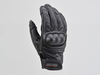 HBG-110 カウレザープロテクターグローブ メンズ用 男性用 ブラック Lサイズ 牛革