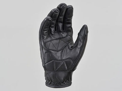 HBG-110 カウレザープロテクターグローブ メンズ用 男性用 ブラック Lサイズ 牛革