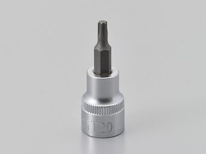 ヘクサロビュラ穴用ソケット トルクス T-20