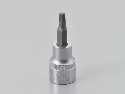 ヘクサロビュラ穴用ソケット トルクス T-25