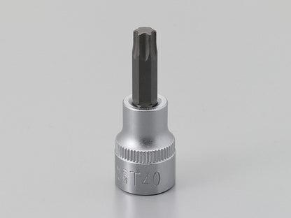 ヘクサロビュラ穴用ソケット トルクス T-40